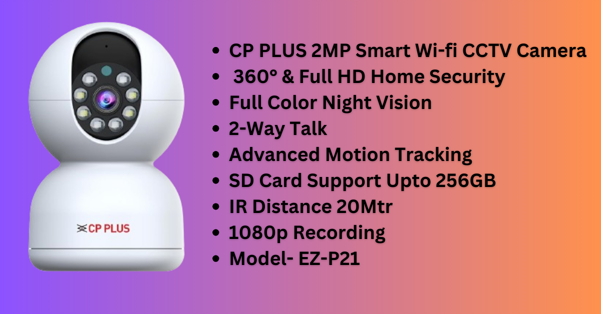 Best Wifi CCTV Camera Under 1000