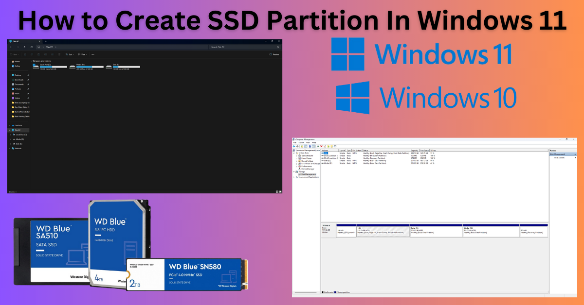 How to Create SSD Partition In Windows 11